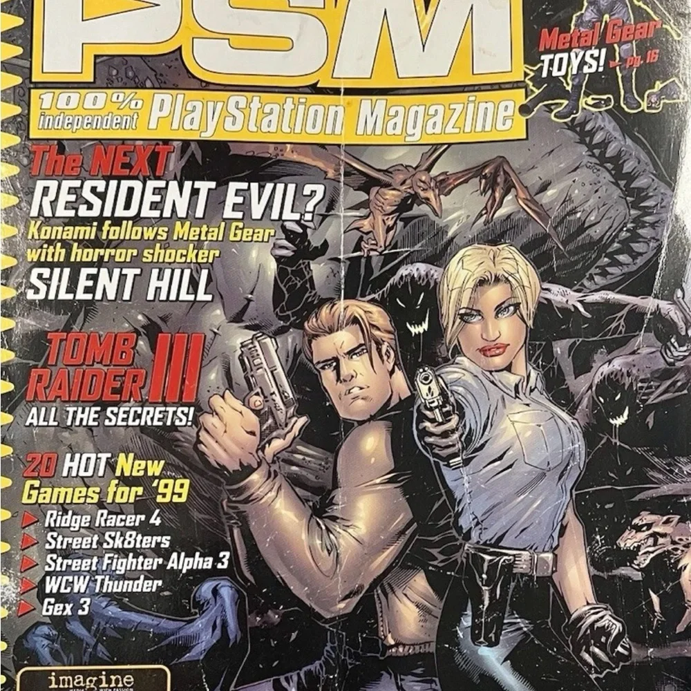 Independent PlayStation Magazine with Resident Evil and Tomb Raider